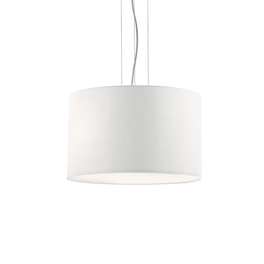 Lampadario 3 Luci - Bianco (P 42,5 x H min 32 / max 241 cm)