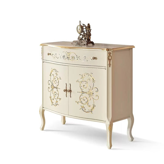 credenza 2 ante 1 cassetto. in legno massello stile classico