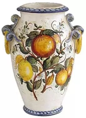 Vaso artistico in ceramica per fiori.