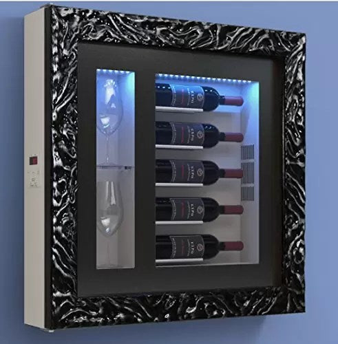 Cantinetta vino - Espositore refrigerato per cinque bottiglie